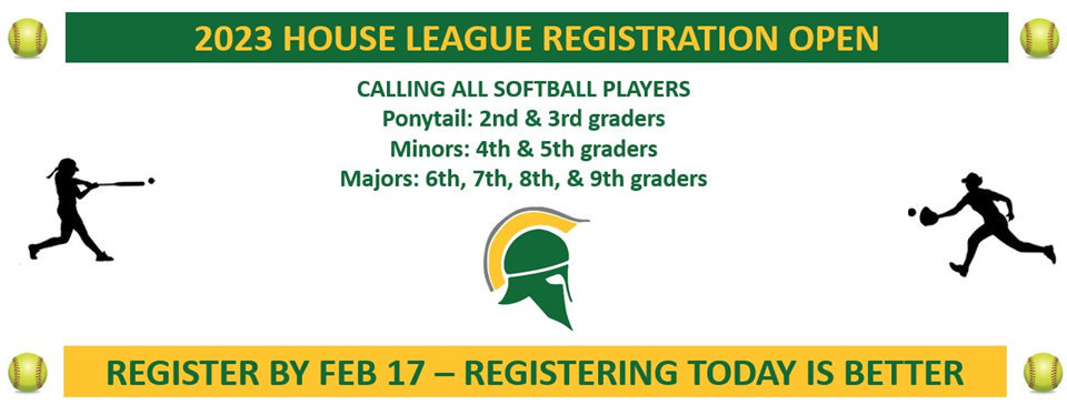 House League Registration 2023 Open
